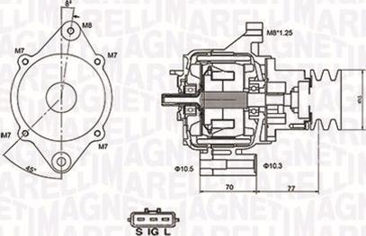 Magneti Marelli 063731367010 - Alternator furqanavto.az