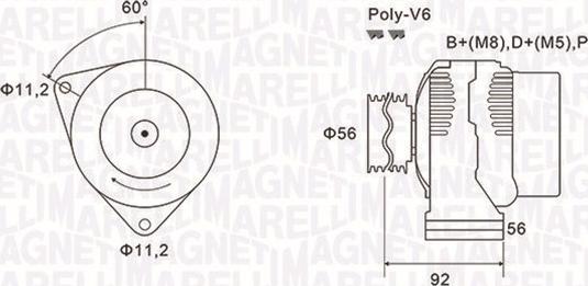 Magneti Marelli 063731299010 - Alternator furqanavto.az