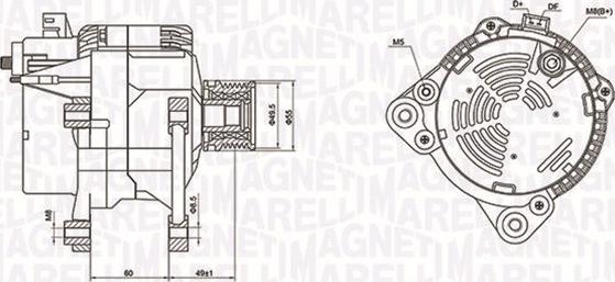 Magneti Marelli 063731260010 - Alternator furqanavto.az