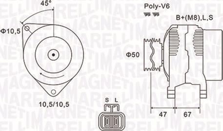 Magneti Marelli 063731790010 - Alternator furqanavto.az