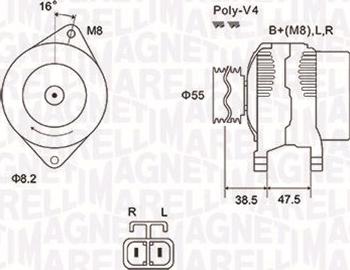 Magneti Marelli 063731798010 - Alternator furqanavto.az