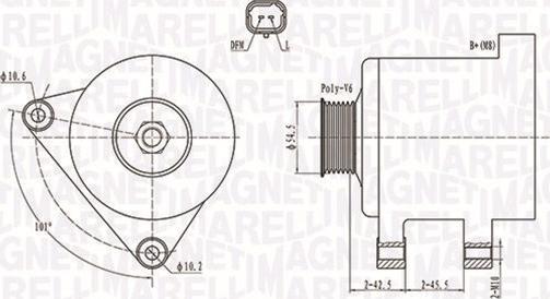 Magneti Marelli 063731761010 - Alternator furqanavto.az