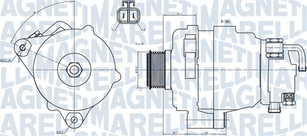 Magneti Marelli 063731708010 - Alternator furqanavto.az