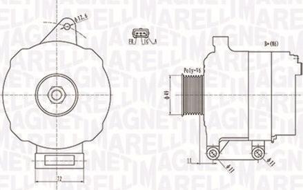 Magneti Marelli 063731780010 - Alternator furqanavto.az