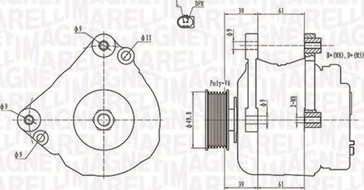 Magneti Marelli 063731729010 - Alternator furqanavto.az