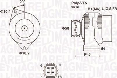 Magneti Marelli 063731721010 - Alternator furqanavto.az