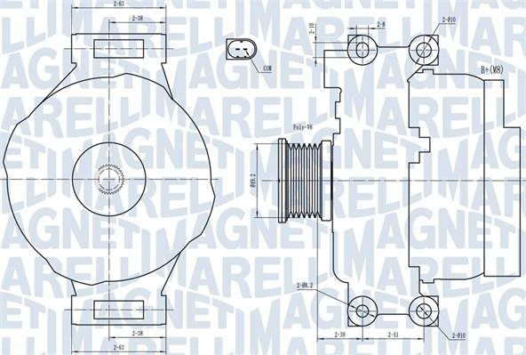 Magneti Marelli 063731773010 - Alternator furqanavto.az