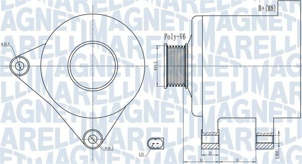 Magneti Marelli 063732091010 - Alternator furqanavto.az