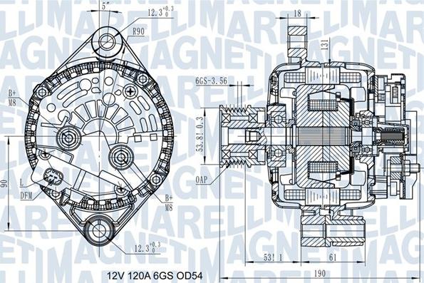 Magneti Marelli 063732045010 - Alternator furqanavto.az