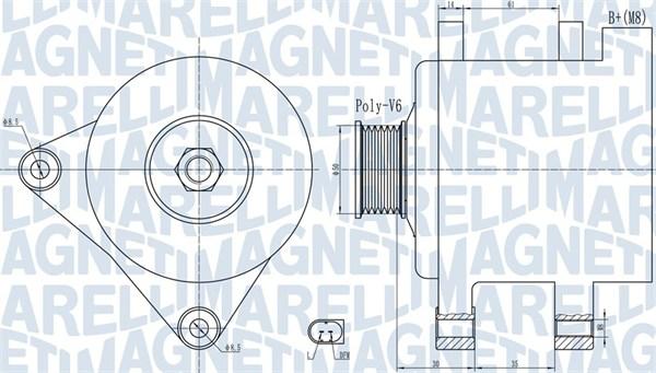 Magneti Marelli 063732056010 - Alternator furqanavto.az