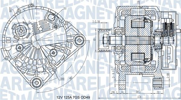 Magneti Marelli 063732058010 - Alternator furqanavto.az