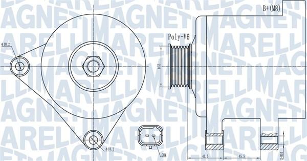 Magneti Marelli 063732015010 - Alternator furqanavto.az