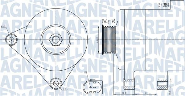 Magneti Marelli 063732011010 - Alternator furqanavto.az