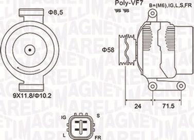 Magneti Marelli 063732036010 - Alternator furqanavto.az