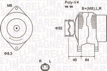 Magneti Marelli 063732023010 - Alternator furqanavto.az