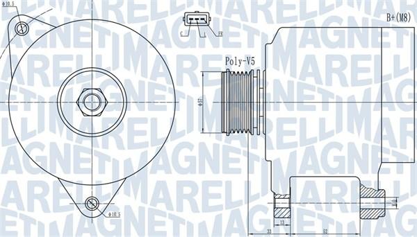 Magneti Marelli 063732133010 - Alternator furqanavto.az