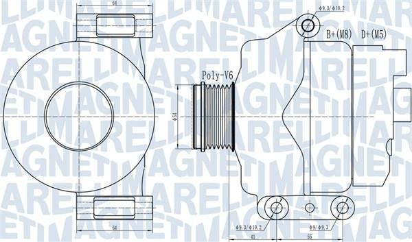 Magneti Marelli 063732132010 - Alternator furqanavto.az