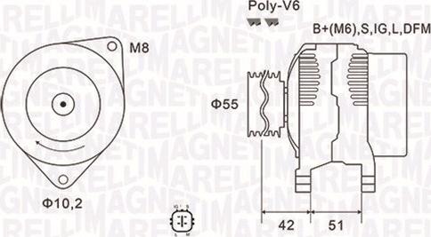 Magneti Marelli 063732126010 - Alternator furqanavto.az