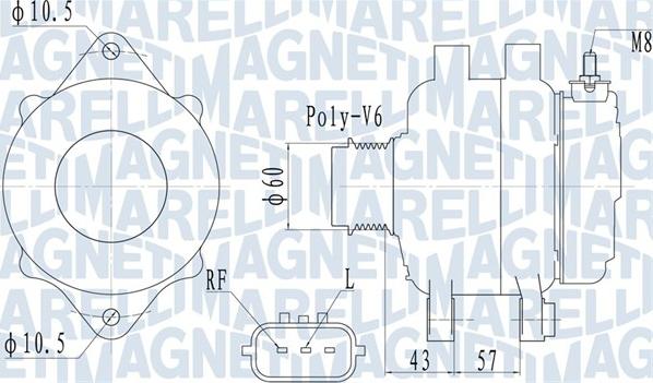 Magneti Marelli 063732122010 - Alternator furqanavto.az