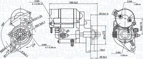 Magneti Marelli 063724186010 - Başlanğıc furqanavto.az