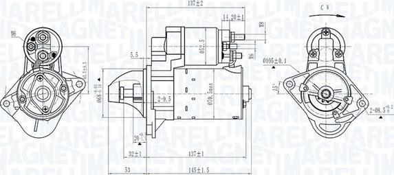 Magneti Marelli 063725395010 - Başlanğıc furqanavto.az