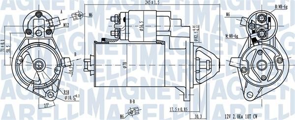 Magneti Marelli 063720976010 - Başlanğıc furqanavto.az