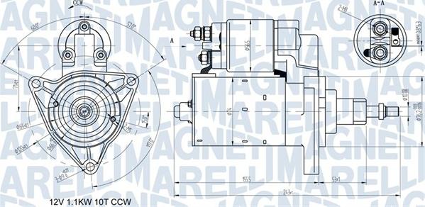 Magneti Marelli 063720597010 - Başlanğıc furqanavto.az