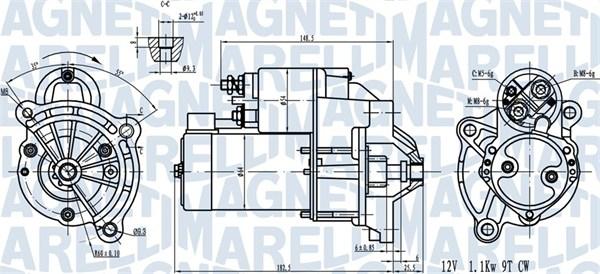 Magneti Marelli 063720581010 - Başlanğıc furqanavto.az