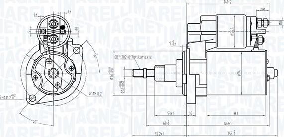 Magneti Marelli 063720601010 - Başlanğıc furqanavto.az