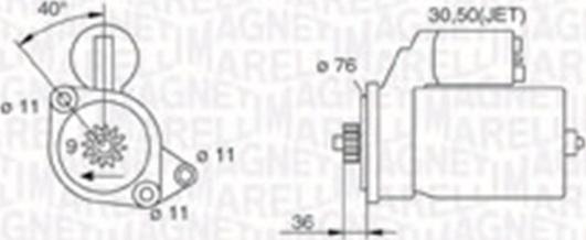 Magneti Marelli 063720618010 - Başlanğıc furqanavto.az