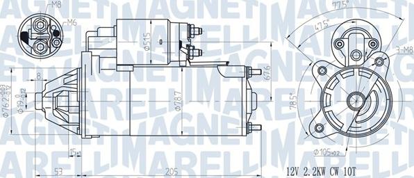 Magneti Marelli 063720613010 - Başlanğıc furqanavto.az