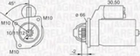 Magneti Marelli 063720007010 - Başlanğıc furqanavto.az