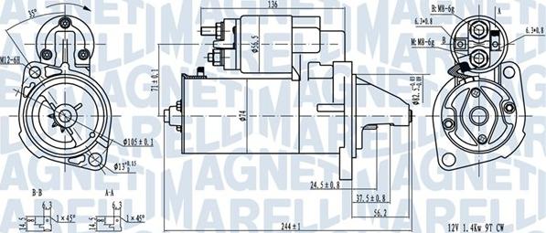 Magneti Marelli 063720282010 - Başlanğıc furqanavto.az