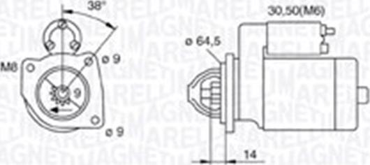 Magneti Marelli 063720796010 - Başlanğıc furqanavto.az