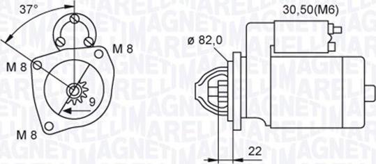 Magneti Marelli 063721449010 - Başlanğıc furqanavto.az