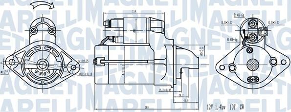 Magneti Marelli 063721441910 - Başlanğıc furqanavto.az