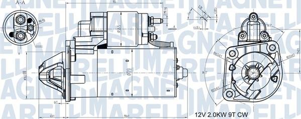 Magneti Marelli 063721408010 - Başlanğıc furqanavto.az