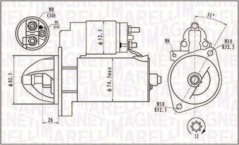 Magneti Marelli 063721410010 - Başlanğıc furqanavto.az