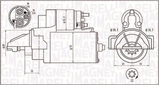 Magneti Marelli 063721421010 - Başlanğıc furqanavto.az