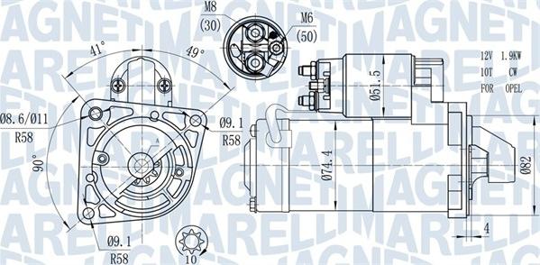 Magneti Marelli 063721428010 - Başlanğıc furqanavto.az