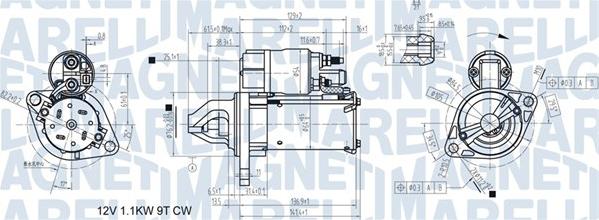 Magneti Marelli 063721557410 - Başlanğıc furqanavto.az