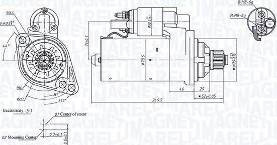 Magneti Marelli 063721505010 - Başlanğıc furqanavto.az