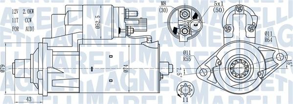 Magneti Marelli 063721584010 - Başlanğıc furqanavto.az