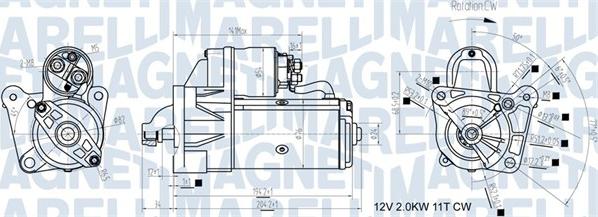 Magneti Marelli 063721193010 - Başlanğıc furqanavto.az