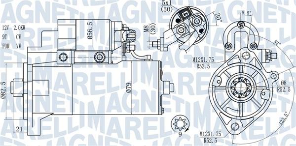 Magneti Marelli 063721165010 - Başlanğıc furqanavto.az