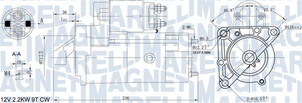 Magneti Marelli 063721160010 - Başlanğıc furqanavto.az