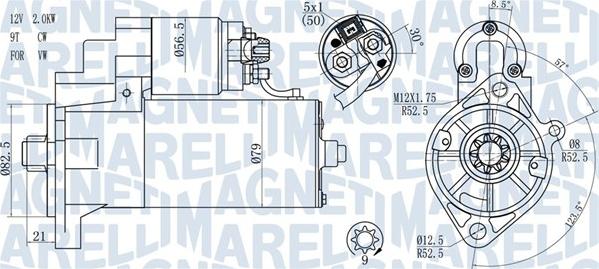 Magneti Marelli 063721187010 - Başlanğıc furqanavto.az