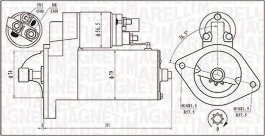 Magneti Marelli 063721135010 - Başlanğıc furqanavto.az