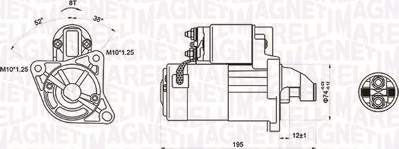 Magneti Marelli 063721136010 - Başlanğıc furqanavto.az