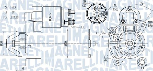 Magneti Marelli 063721177010 - Başlanğıc furqanavto.az